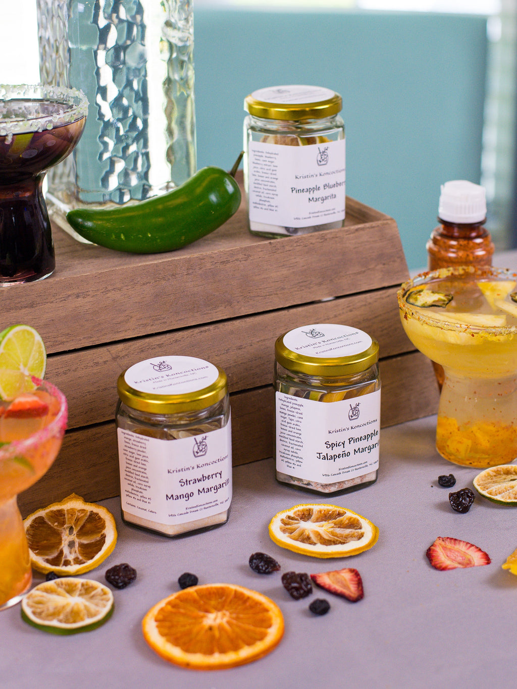 DIY Margarita Cocktail Kit Gift Set 3-Pack