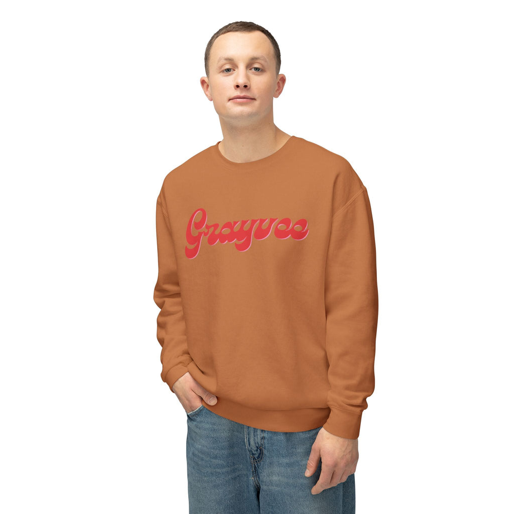 Unisex Lightweight Crewneck Sweatshirt "Grayvee"
