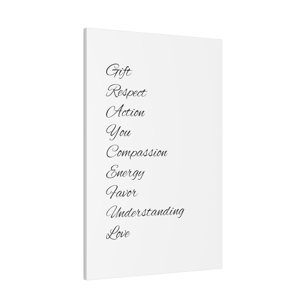Matte Canvas, Stretched, 0.75"