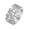 Korean Style Personalized Tail Ring Fashion Inlaid Zircon Ring