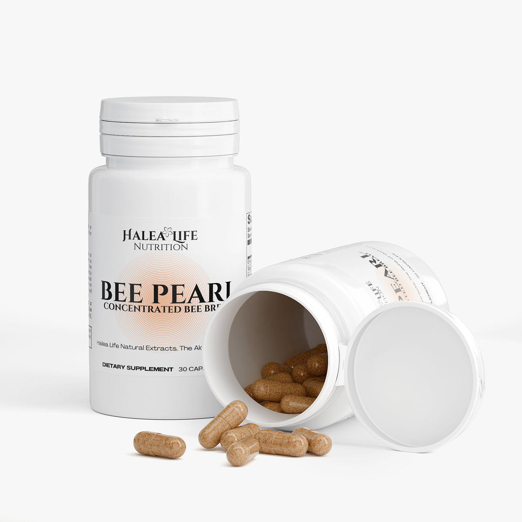 Bee Pearl Bee Bread Capsules with Vitamin C