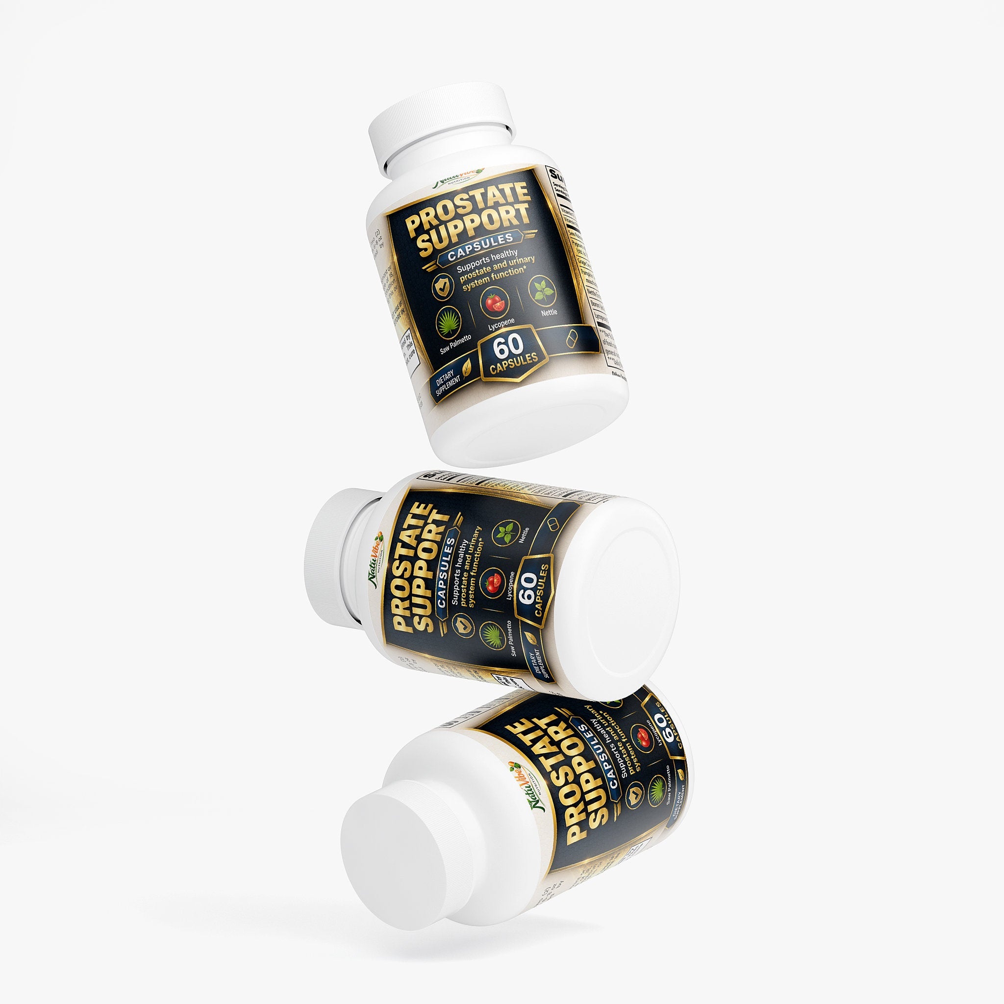 Prostate Support 60 Caps Nettle Extract Saw Palmetto