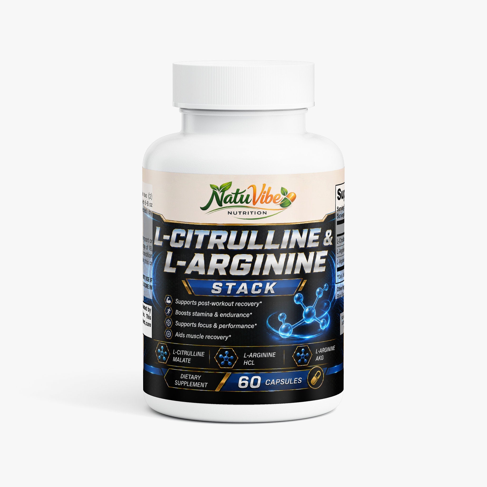 L-Citrulline & L-Arginine Stack 60 capsules
