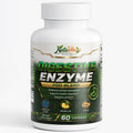 Digestive Enzyme Pro Blend™ – Makzyme-Pro™ with Bromelain, Papain & Probiotics | Gut Health & Nutrient Absorption | 60 Caps
