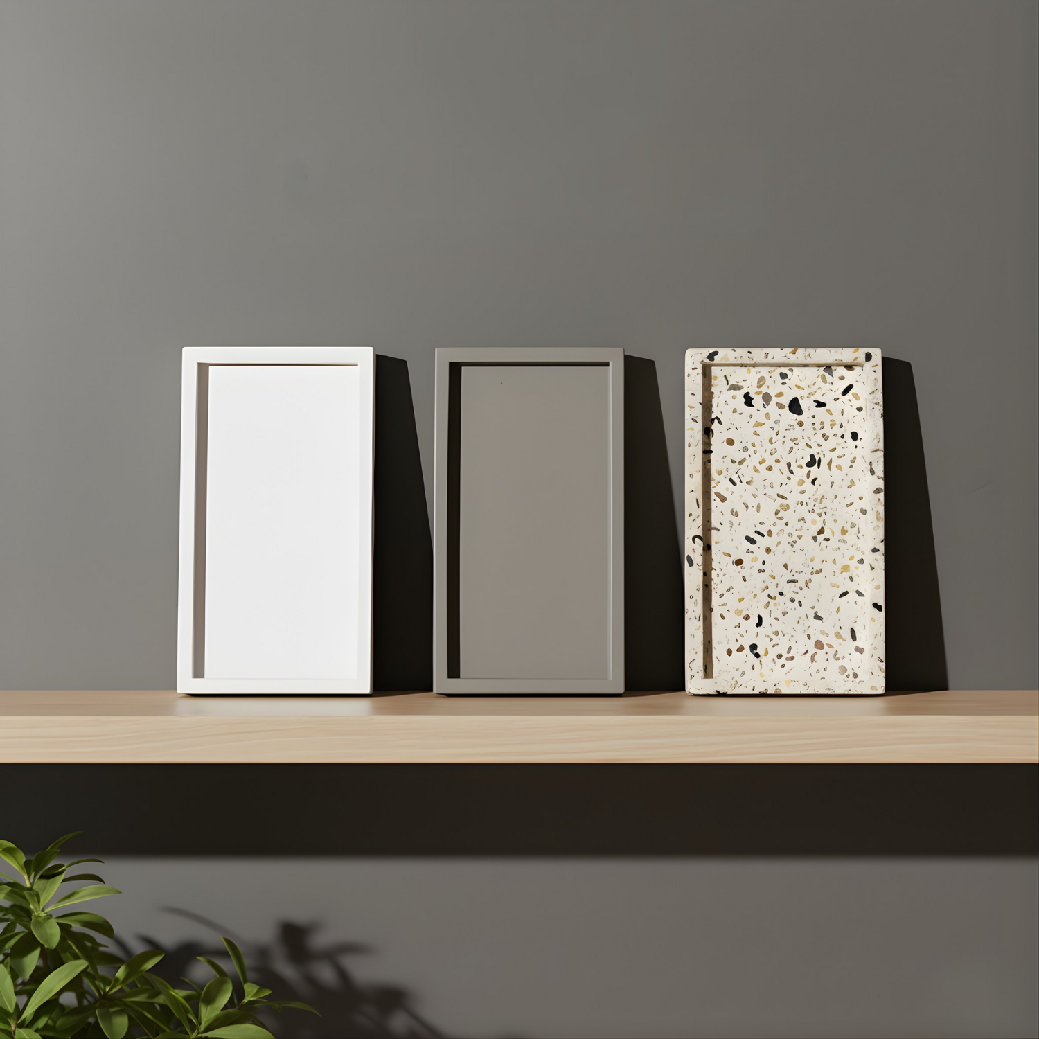 Modern Concrete Tray with Timeless Aesthetic – Nest Series