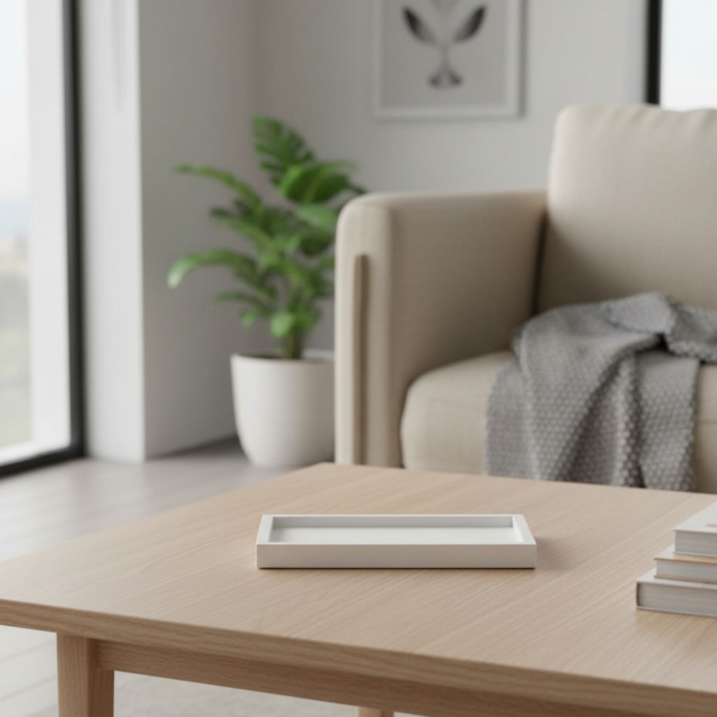 Minimalist Concrete Tray with Clean Modern Design – Nest Series