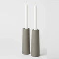 Modern Concrete Shabbat Candlesticks – Bliss Series