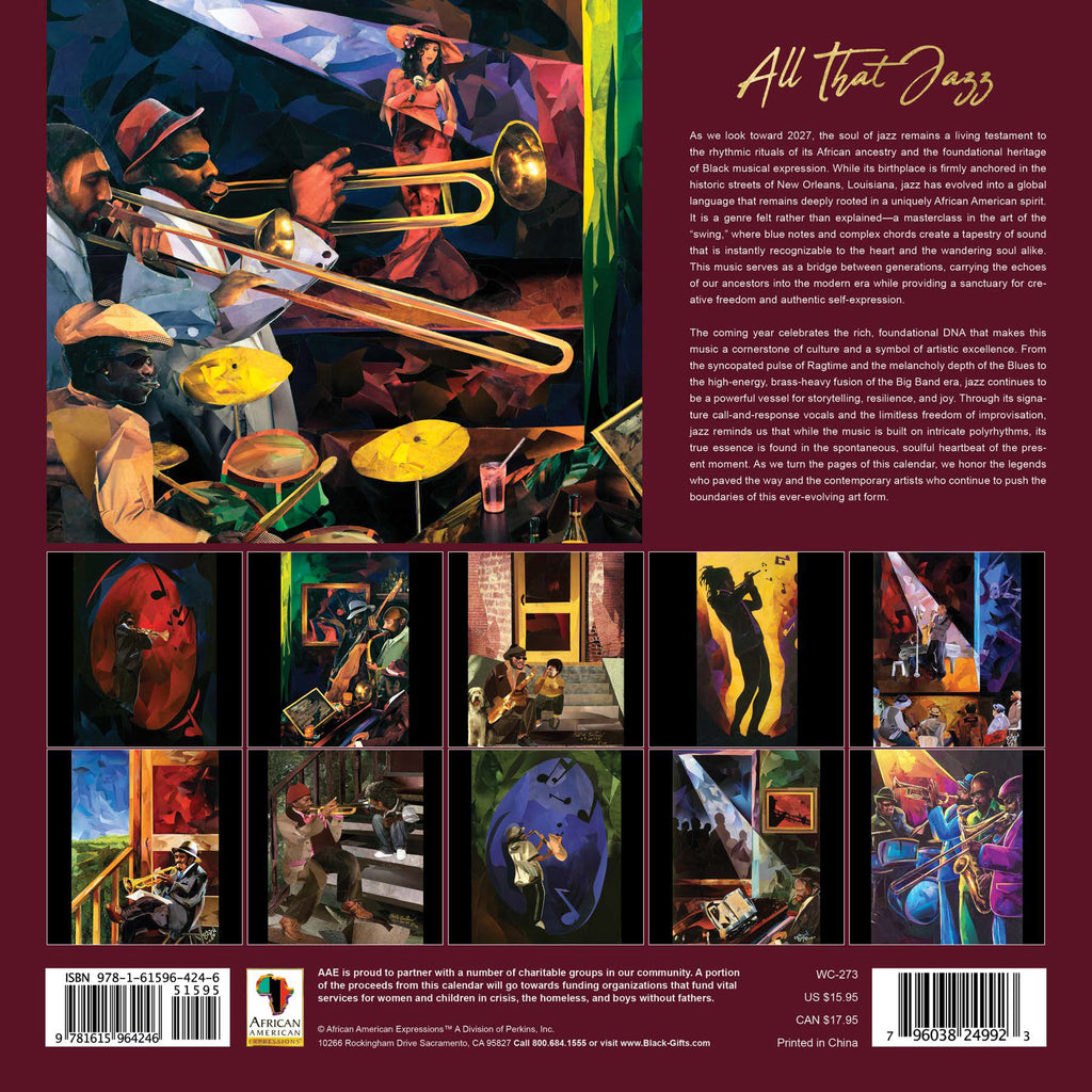 2027 All That Jazz Calendar - FashionMojos.com