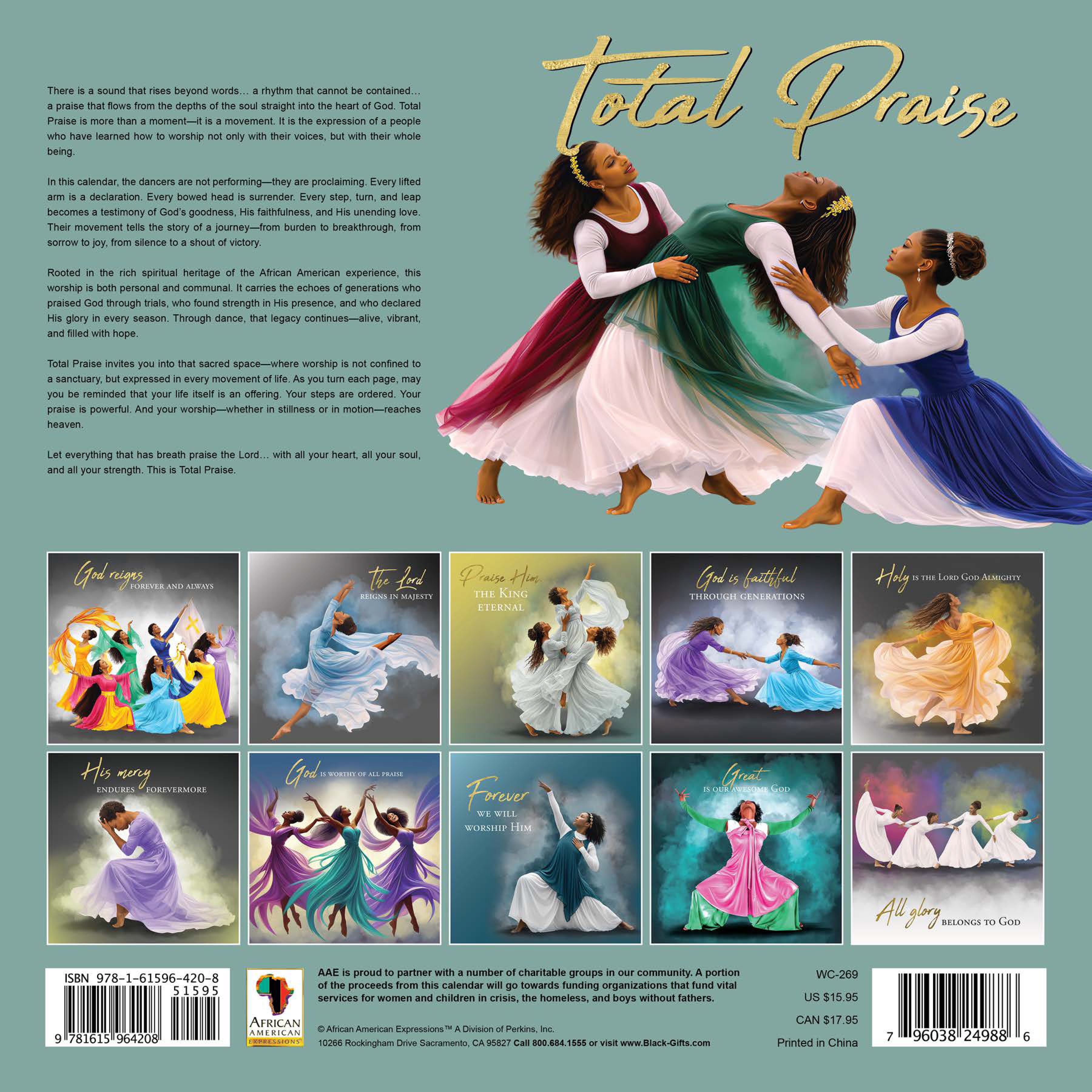 2027 Total Praise Wall Calendar - FashionMojos.com