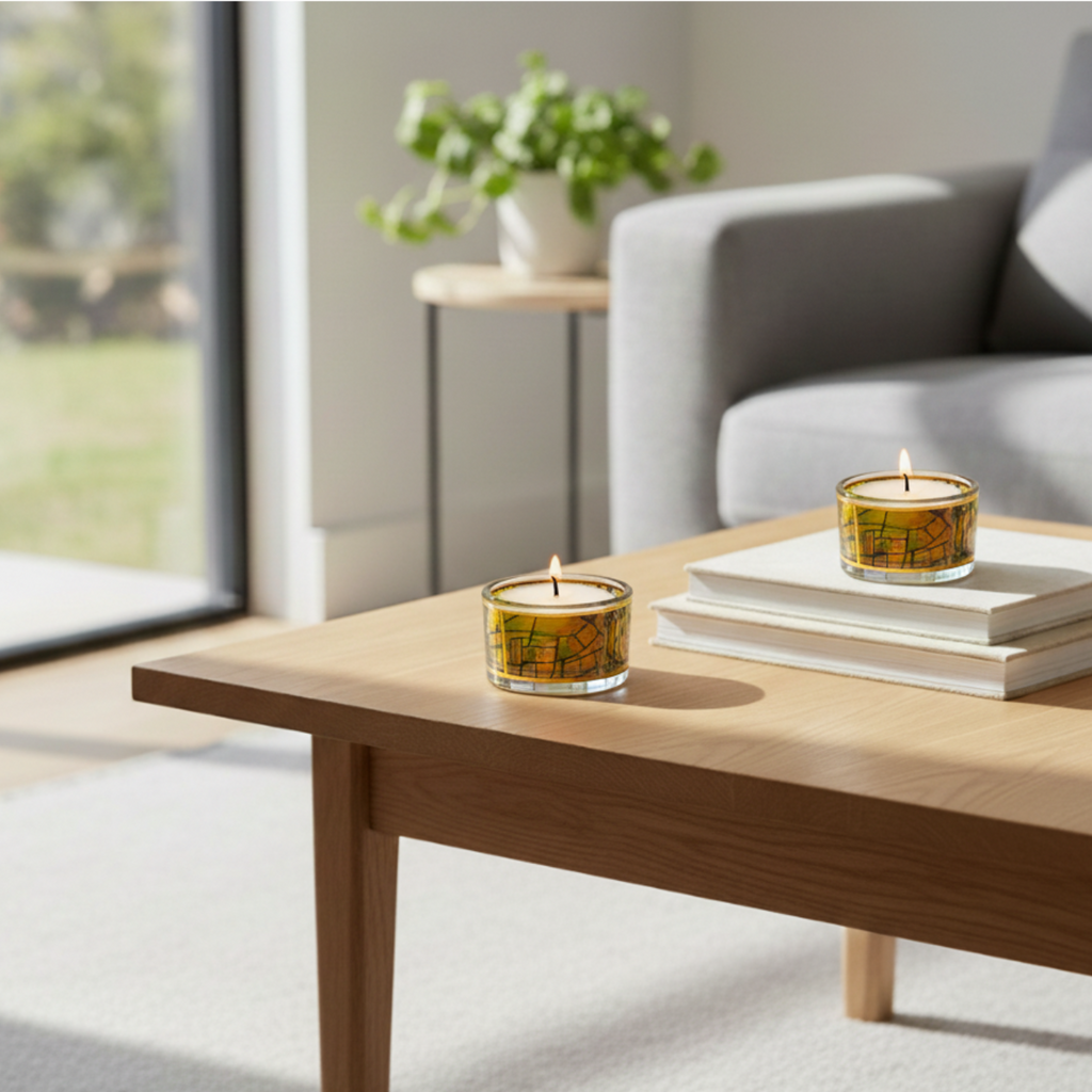 Modern Sabbath Candle Holders – Chagall Glass