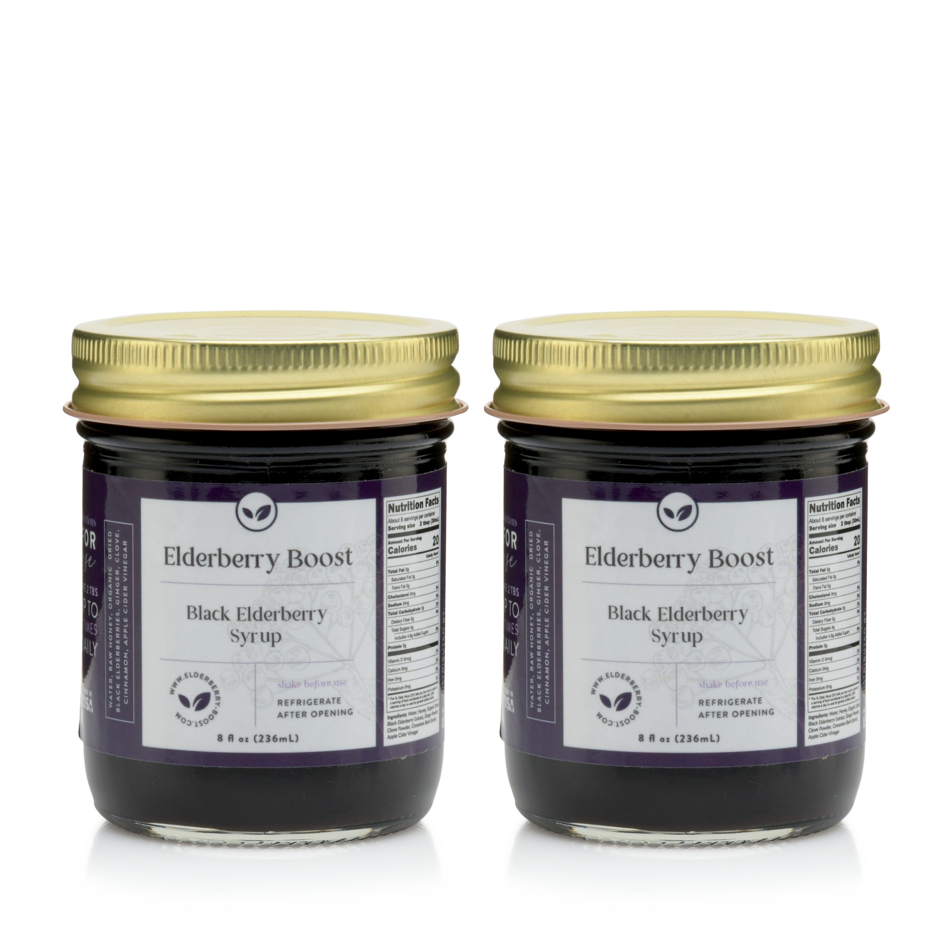 All Natural Elderberry Boost (8 oz) - 2 for $26.99