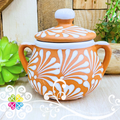 Natural with White Espiga Sugar Bowl