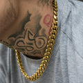 12mm Miami Cuban Link Necklace - 18k Gold Plated