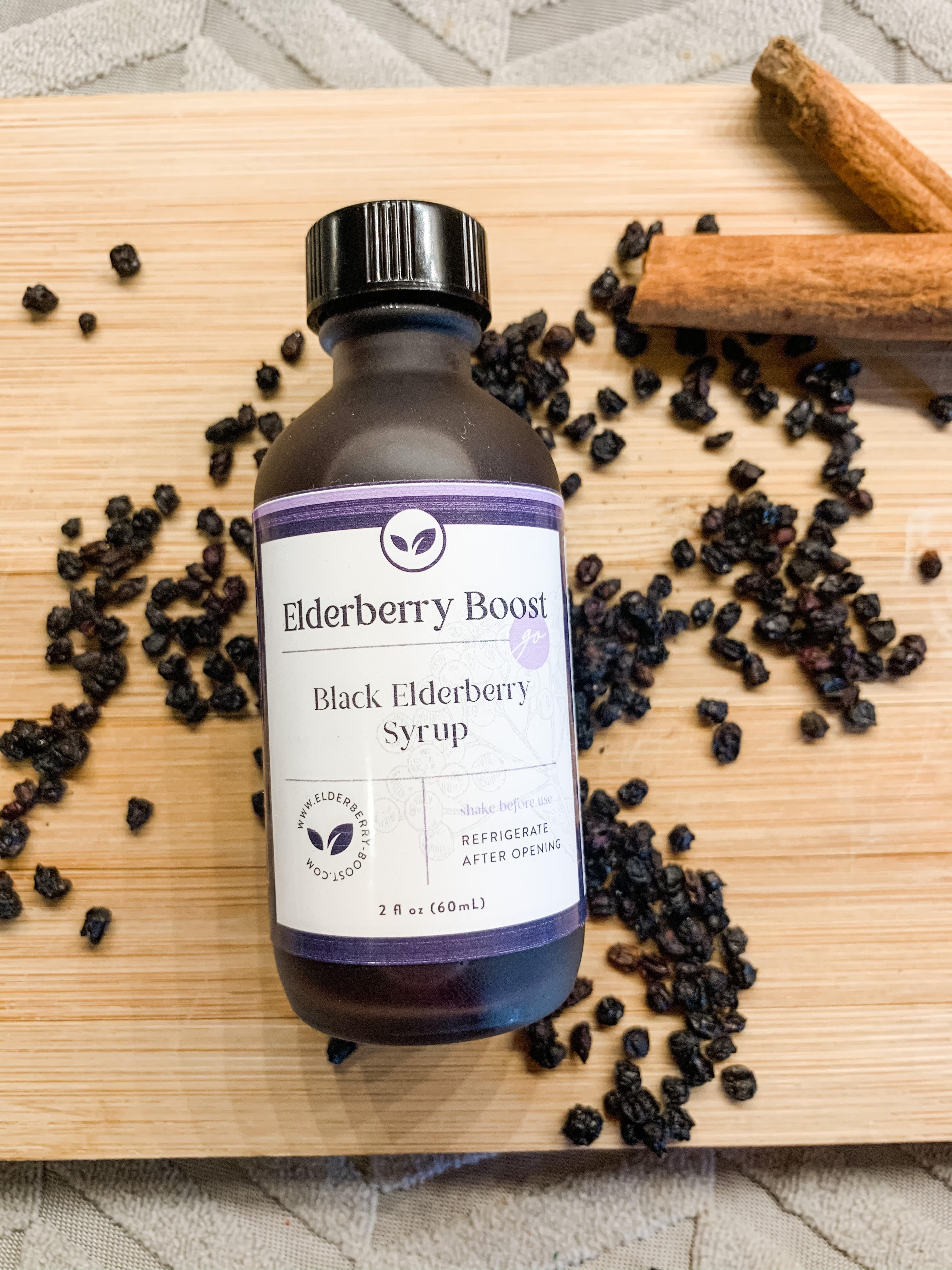 Elderberry Go! 2 oz Travel Size Jars - 6 Pack