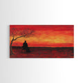 Despair - Framed Canvas Print - Moody Decor - Abstract Wall Art
