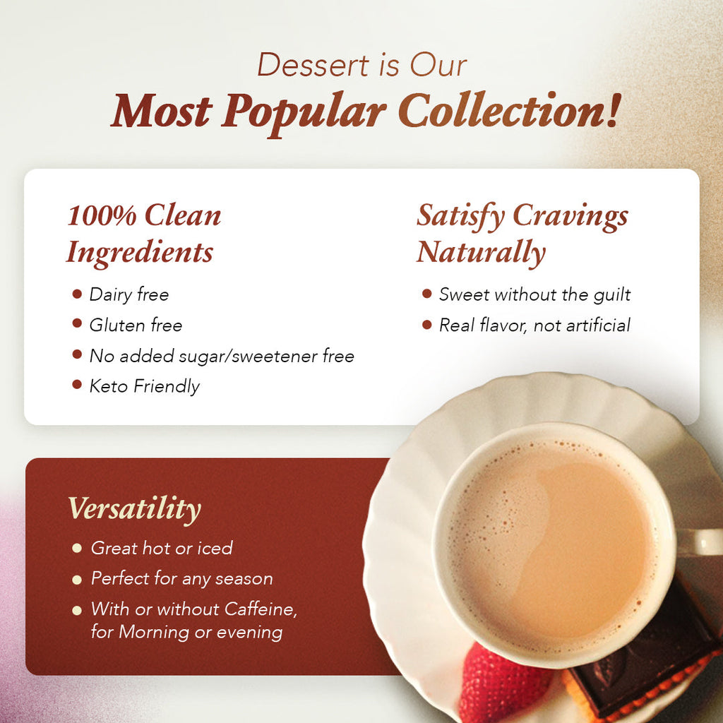 Coconut Macaron Dessert Tea