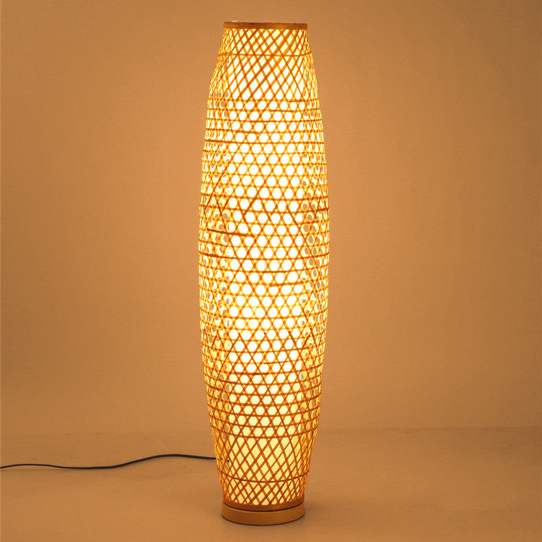 Southeast Asia Bamboo Floor Lamp