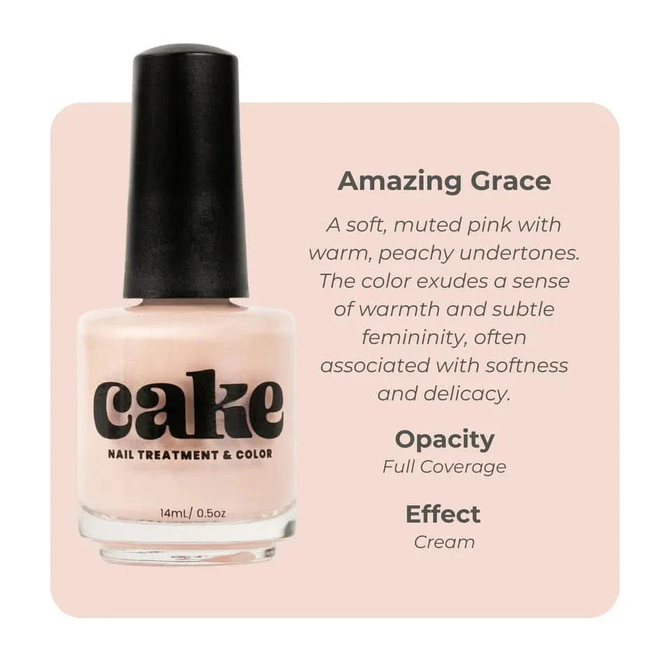 CAKE Nail Strengthening Polish - Amazing Grace