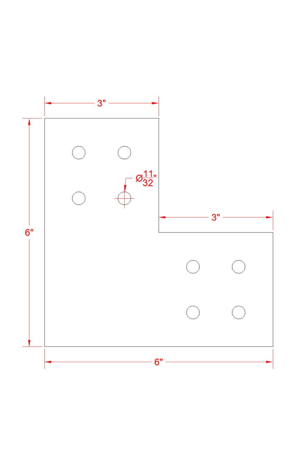 Structural Design L Bracket for 4x4 Post, 4x4 L Support Bracket, 4x4 Steel Bracket, 4 inch Post Bracket, 4x4 L Bracket, Truss Plate