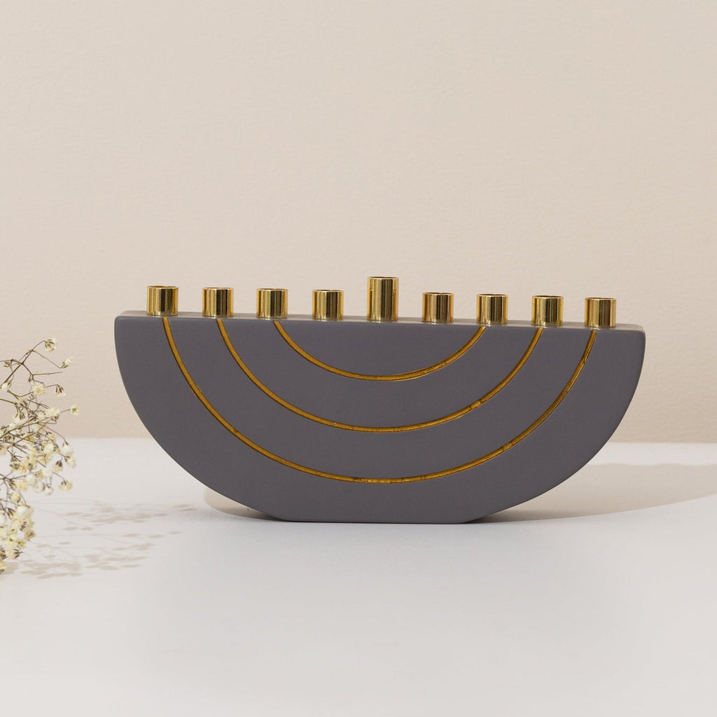 Modern Concrete Hanukkah - Glam Series