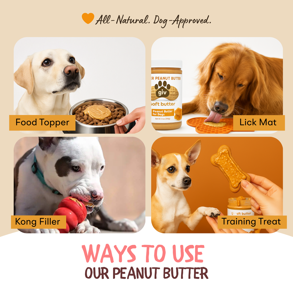 Dog Peanut Butter 4oz (3 Count) With Lick Mat