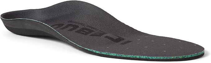 Icebug Comfort Insoles with Dynamic Arch Support, Charcoal High Arch, M 11