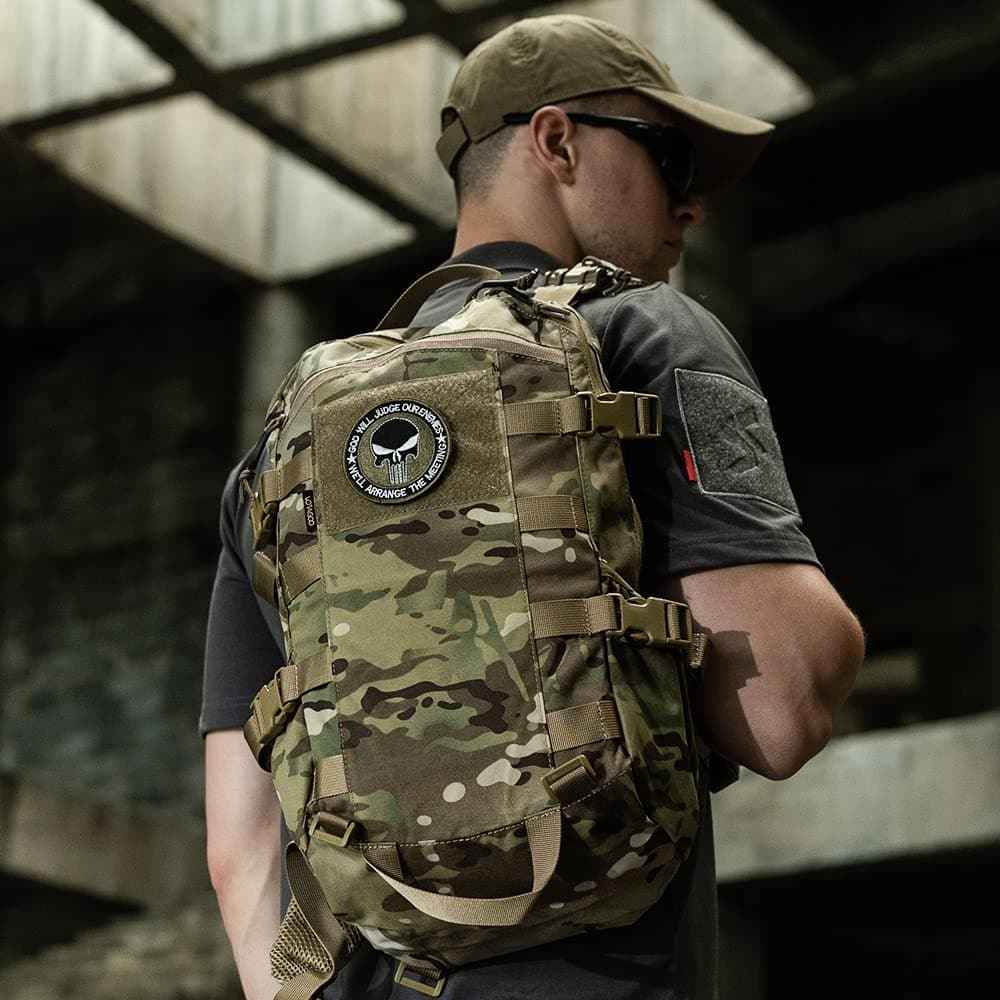 Tactical MOLLE Rucksack – Durable Outdoor Backpack