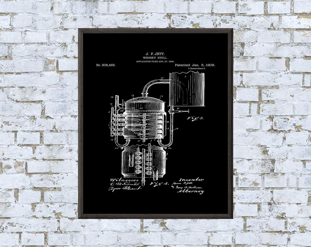 Whiskey Still Print - Digital Download - 7 Different Backgrounds Included