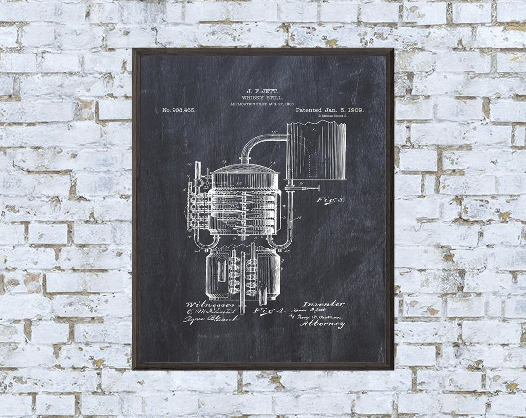 Whiskey Still Print - Digital Download - 7 Different Backgrounds Included