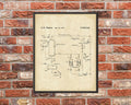 Vodka Still Patent Print - Digital Download - 7 Different Backgrounds Included