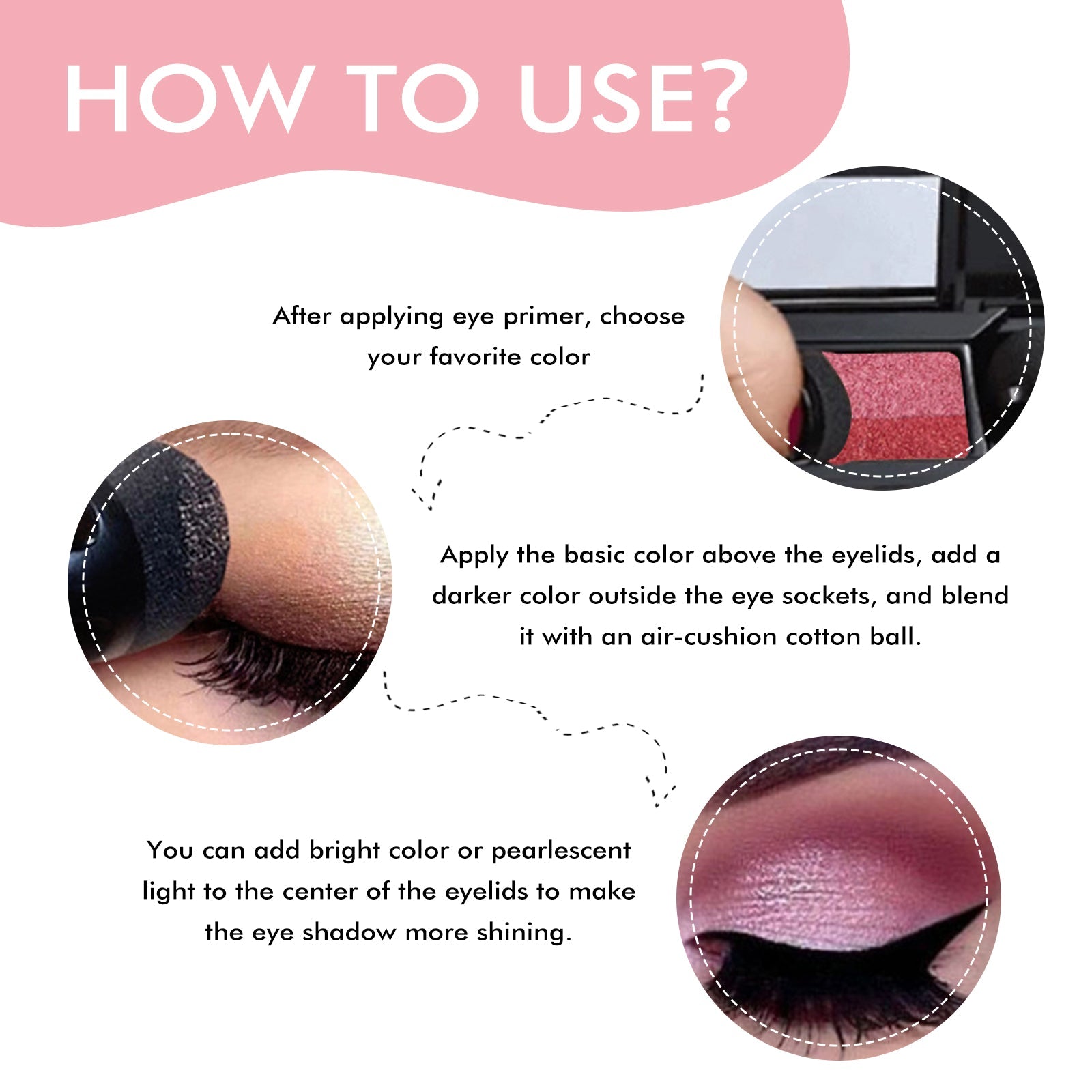 Lazy Eye Shadow, Natural Development Pearlescent Matte Beginner Daily Makeup Glitter Eyeshadow