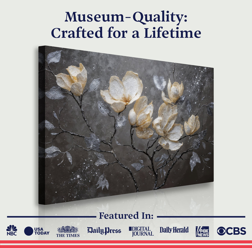 Midnight Magnolias Wall Art