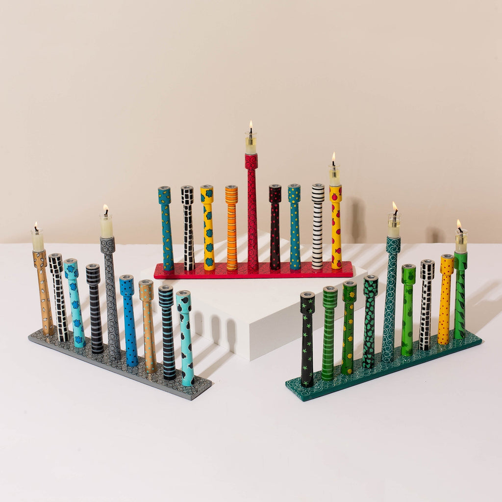 Minimalist Chanukkah Menorah – Line Series
