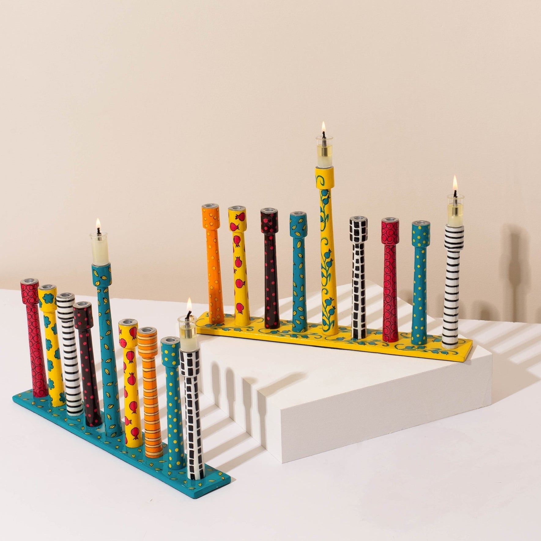Minimalist Chanukkah Menorah – Line Series