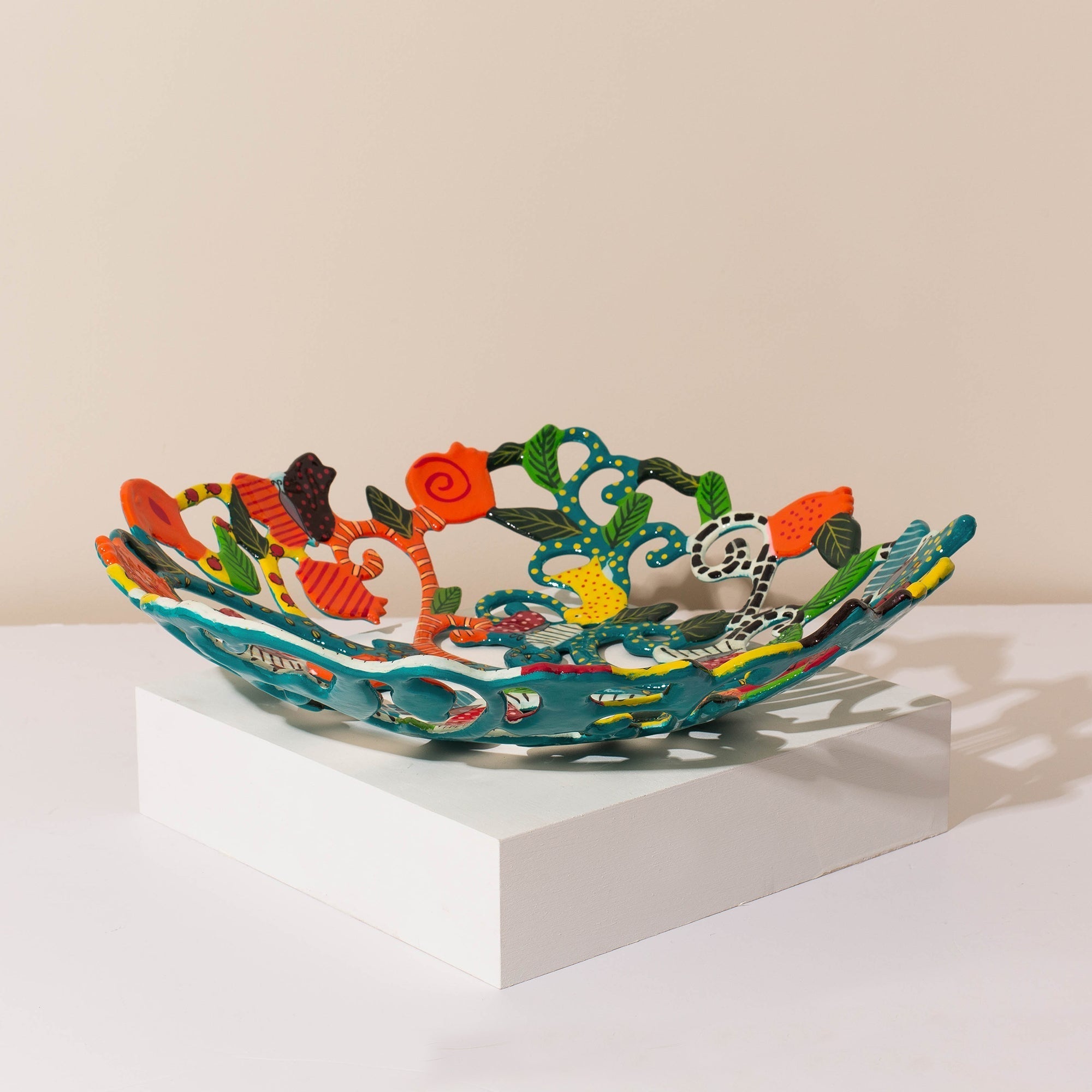 Modern Handcrafted Fruit Bowl – Tree of Life Art – Eden Series