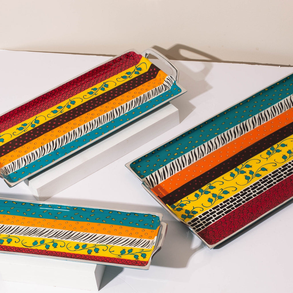Handcrafted Colorful Serving Tray – Traya Series
