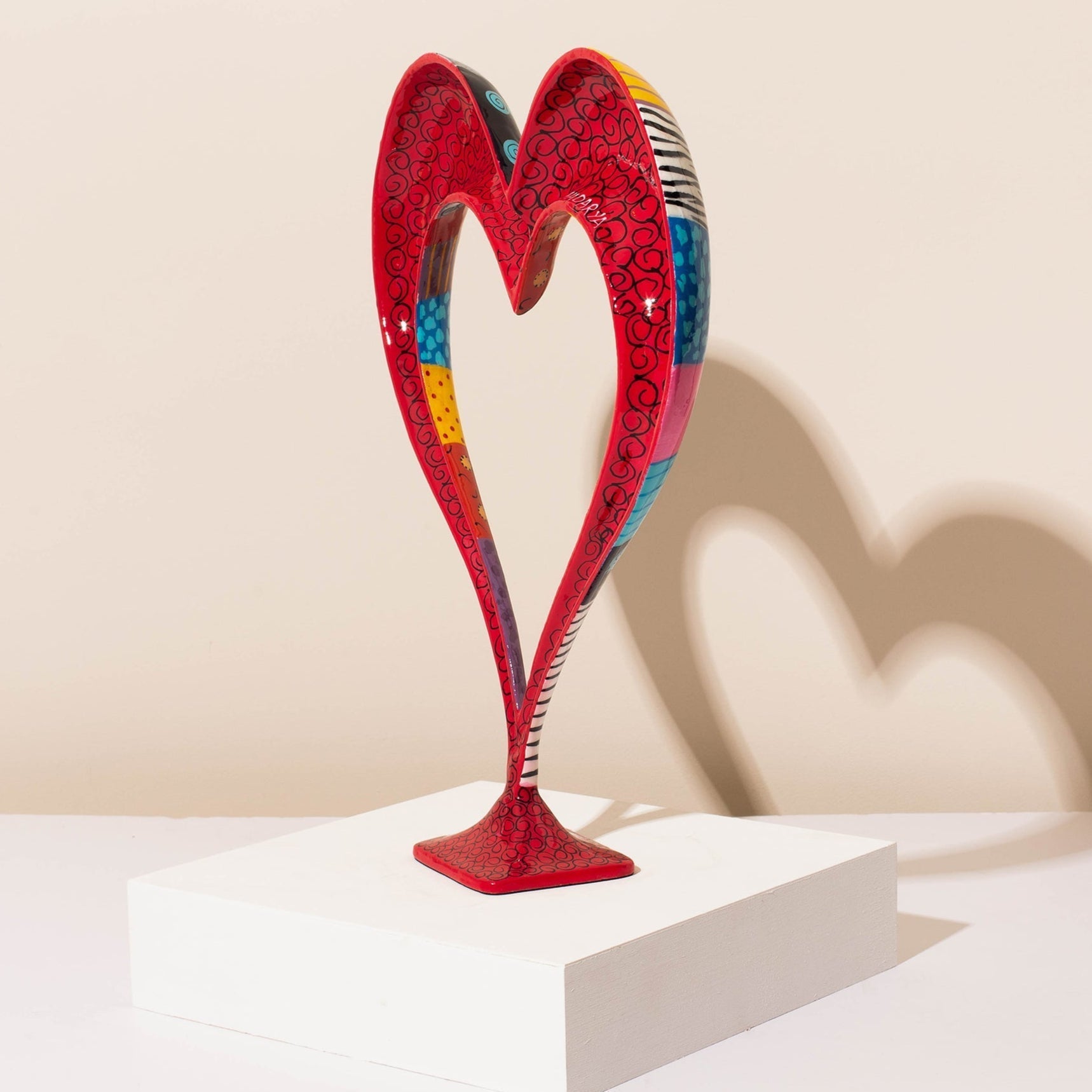 Half Heart Modern Sculpture – Heartish Series