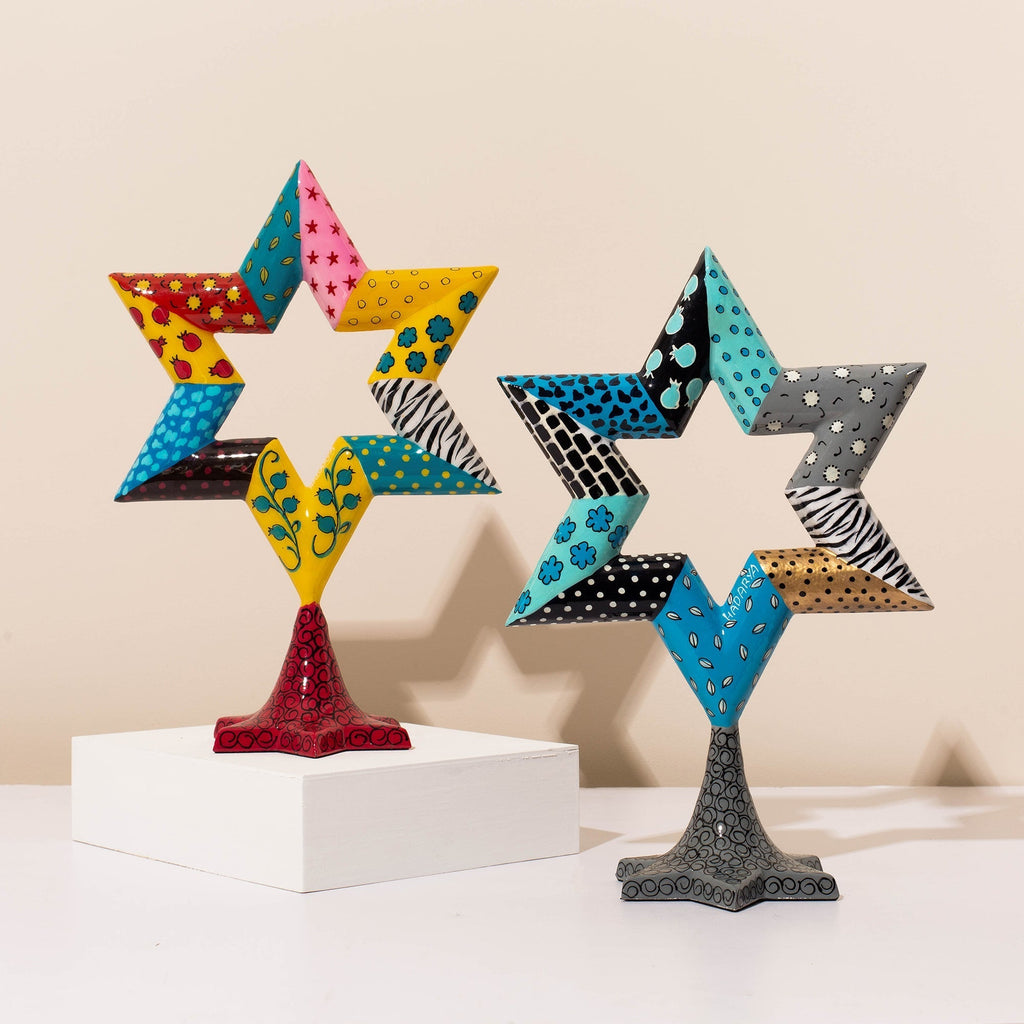 Modern Star of David Sculpture – Magen Series