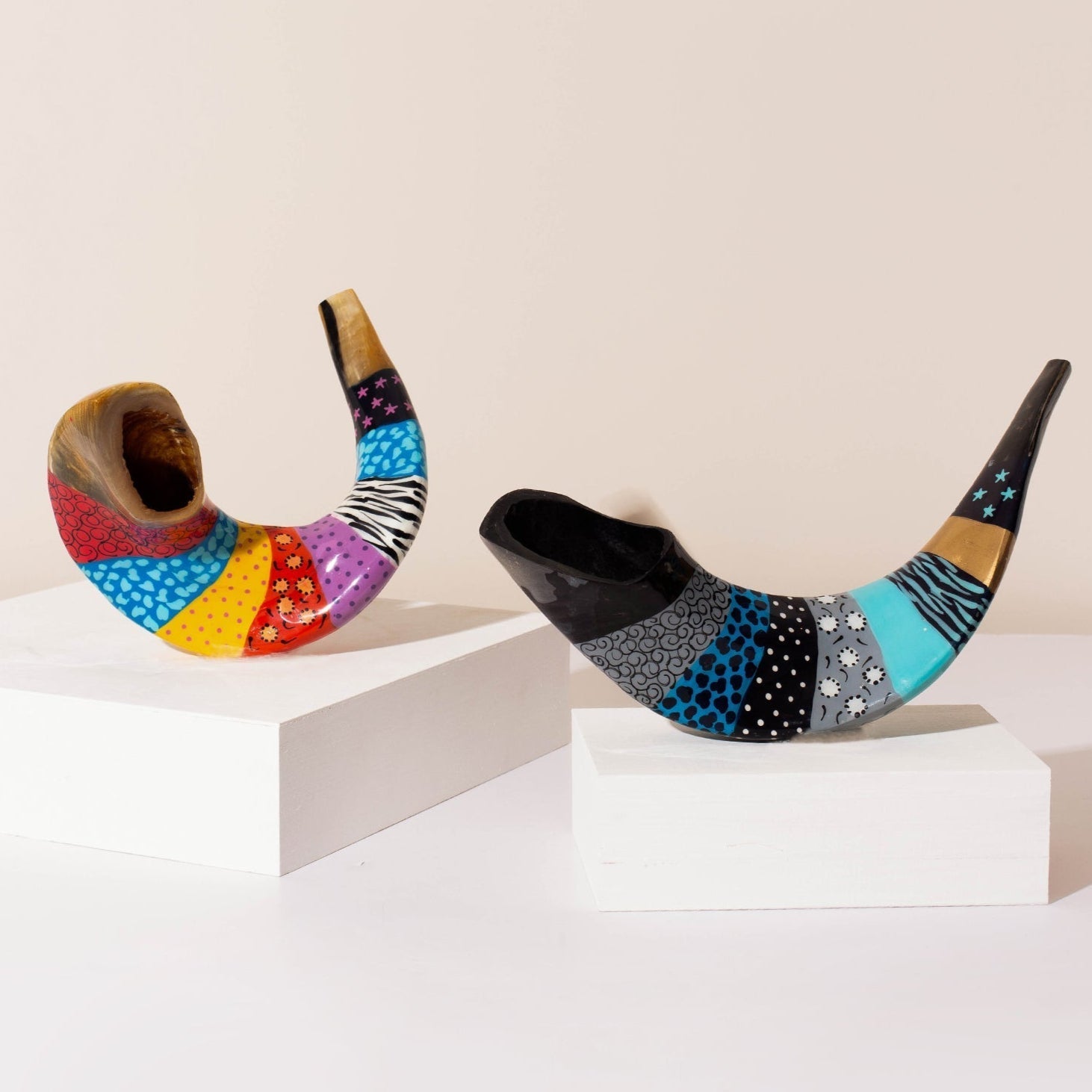 Artistic Ram Horn Shofar – Echo Series