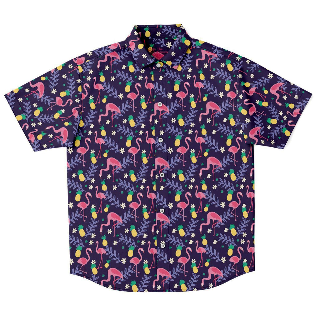 Flamingo Pineapple Hawaiian Shirt
