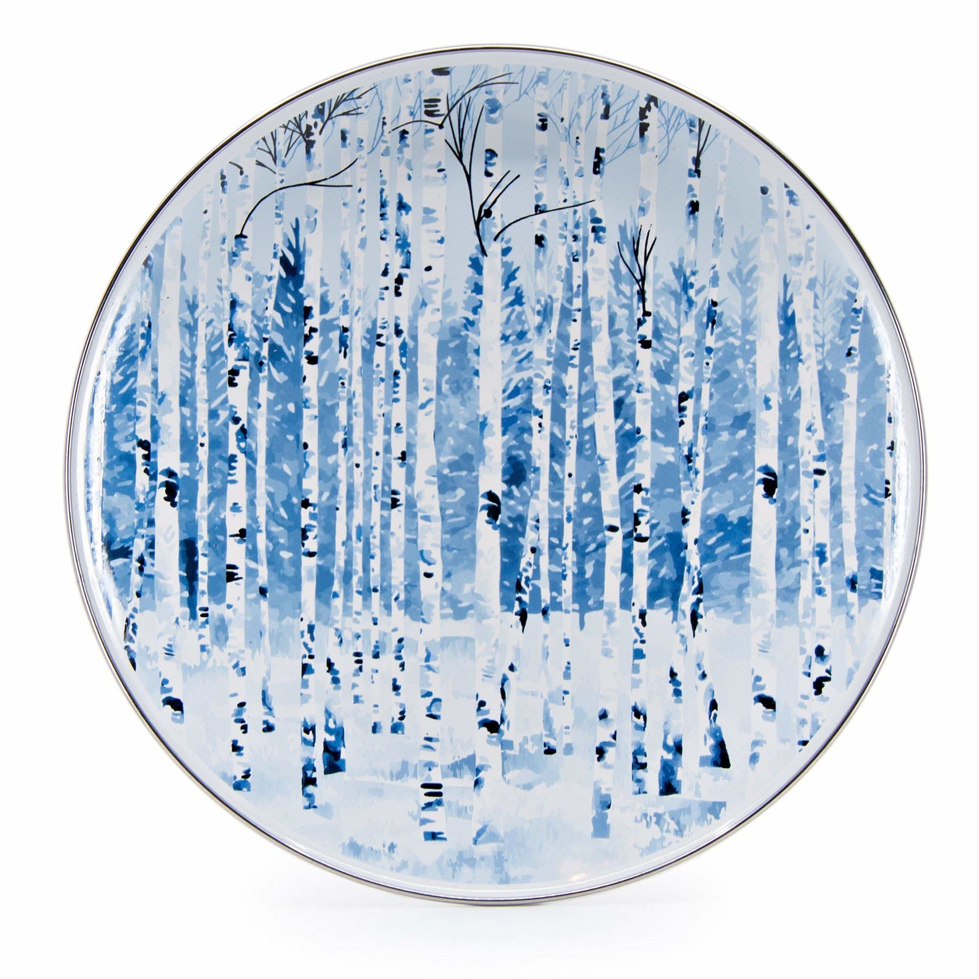 Golden Rabbit Enamelware 10.5" Dinner Plates , Set of 4