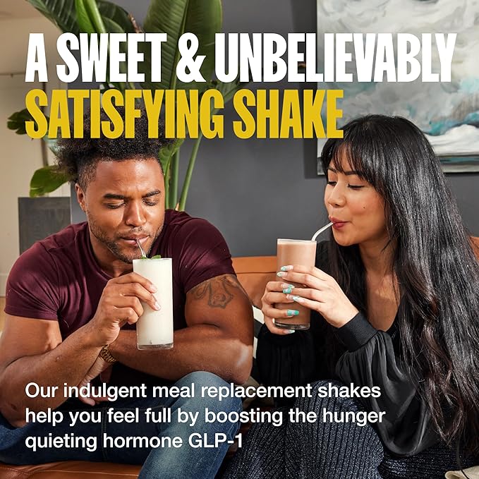 Supergut Prebiotic Shakes | Meal Replacement | Boost GLP-1 | High Protein and Fiber | No Added Sugar | Keto Food, Meal, Snack (Chocolate, 14 Servings)