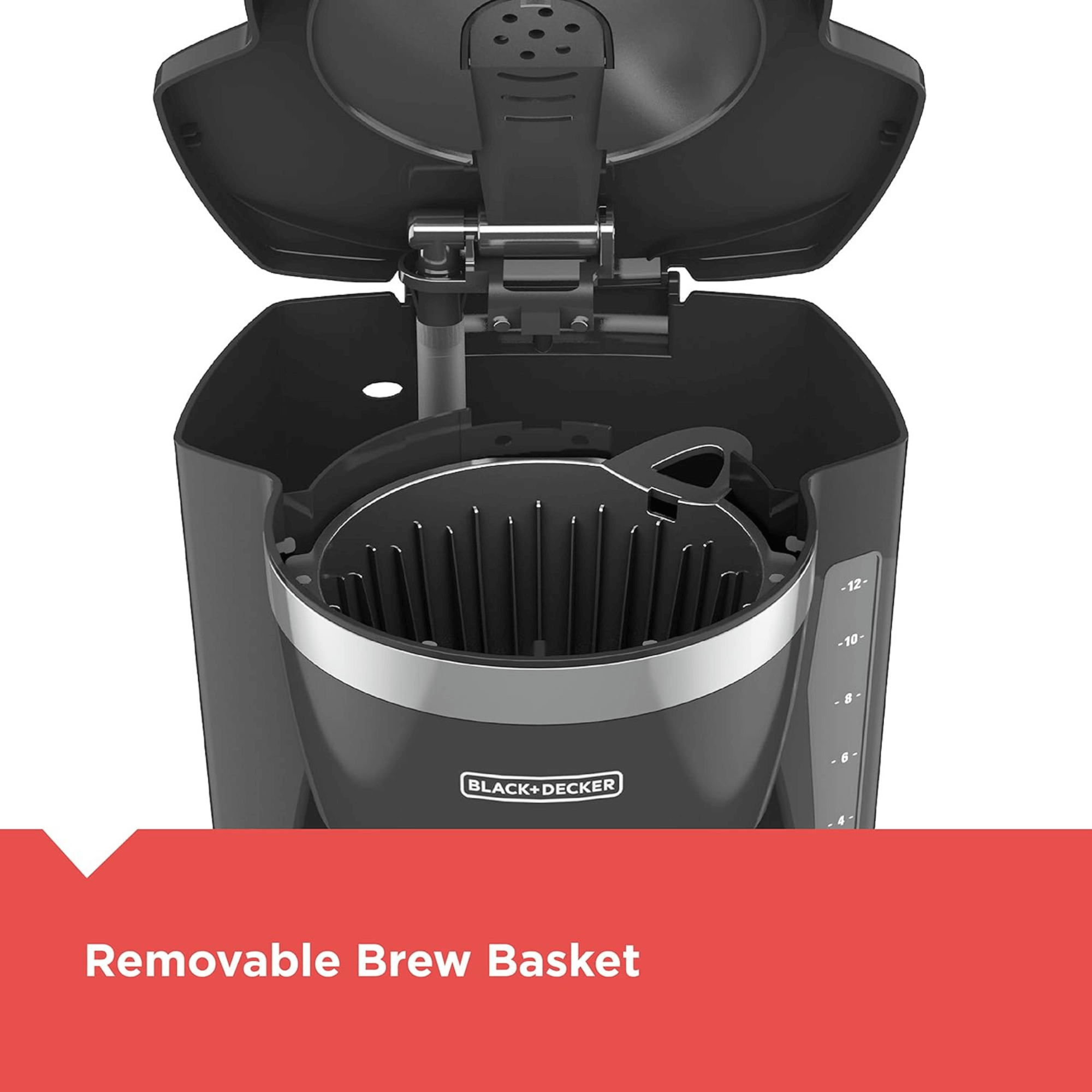 Black & Decker 12 Cup Programmable Coffee Maker with Digital Controls - REFURBISHED