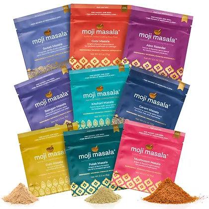 The Complete Vegetarian Indian Set — 9 Plant-Based Dishes