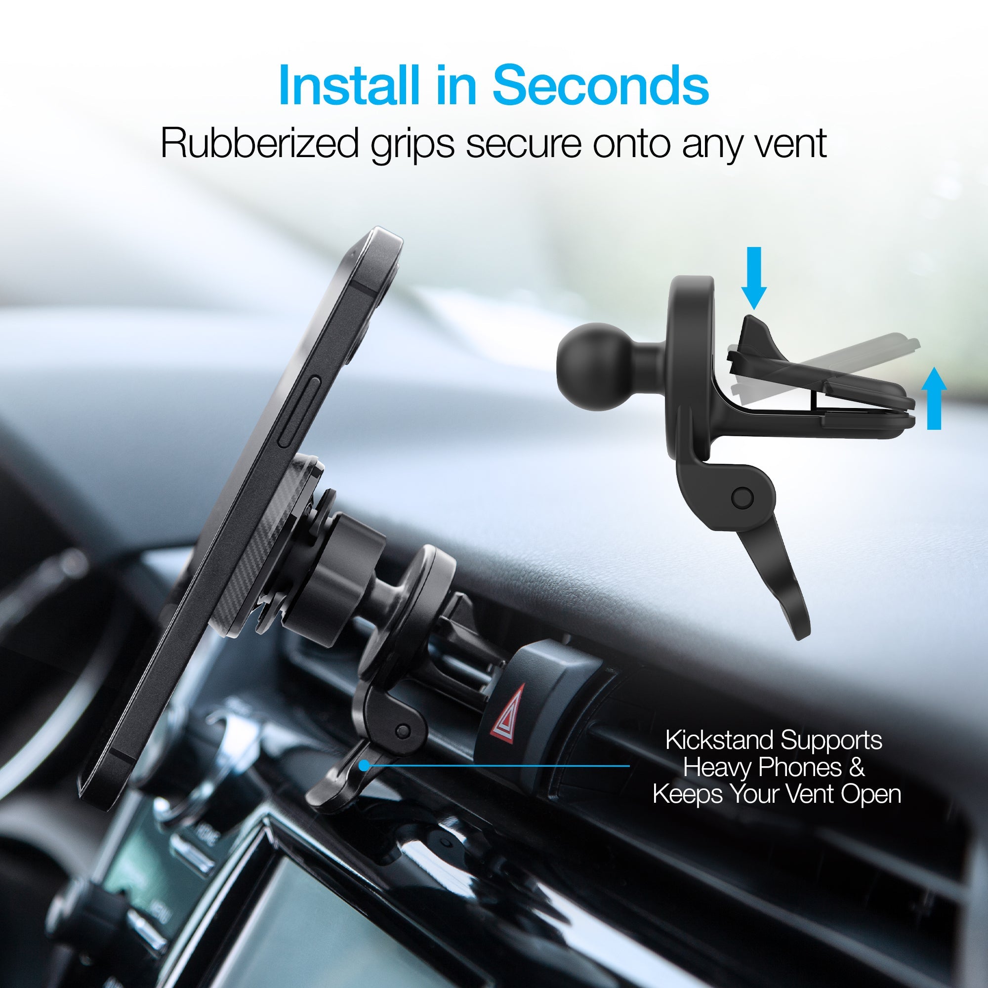 Naztech MagBuddy Elite Hands-Free Vent Mount