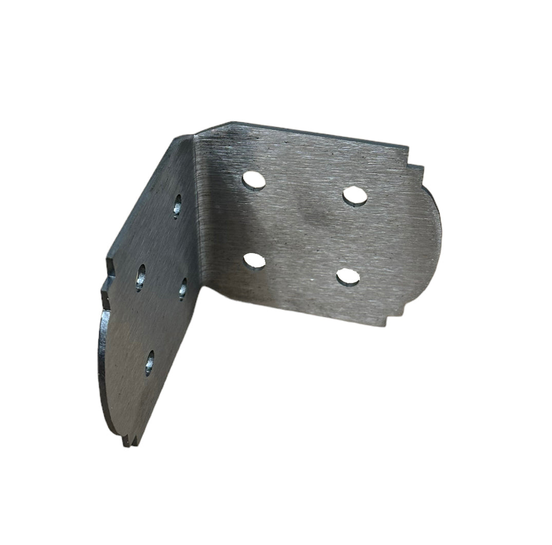 8x8 Decorative Design 90 Degree Pergola Bracket -  Steel Wood Post Support Angle Bracket