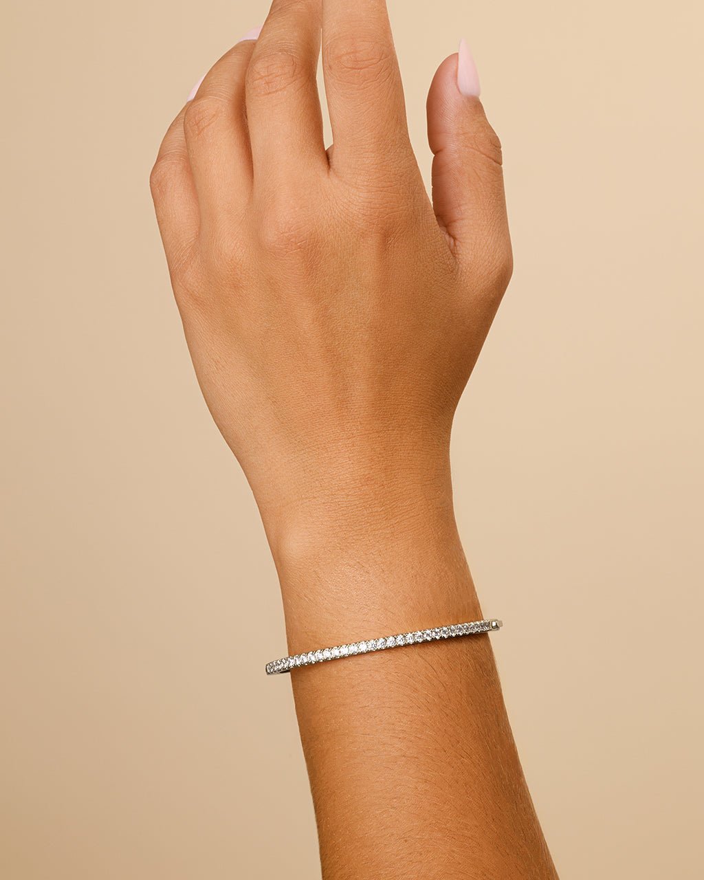 Aster CZ Tennis Bracelet