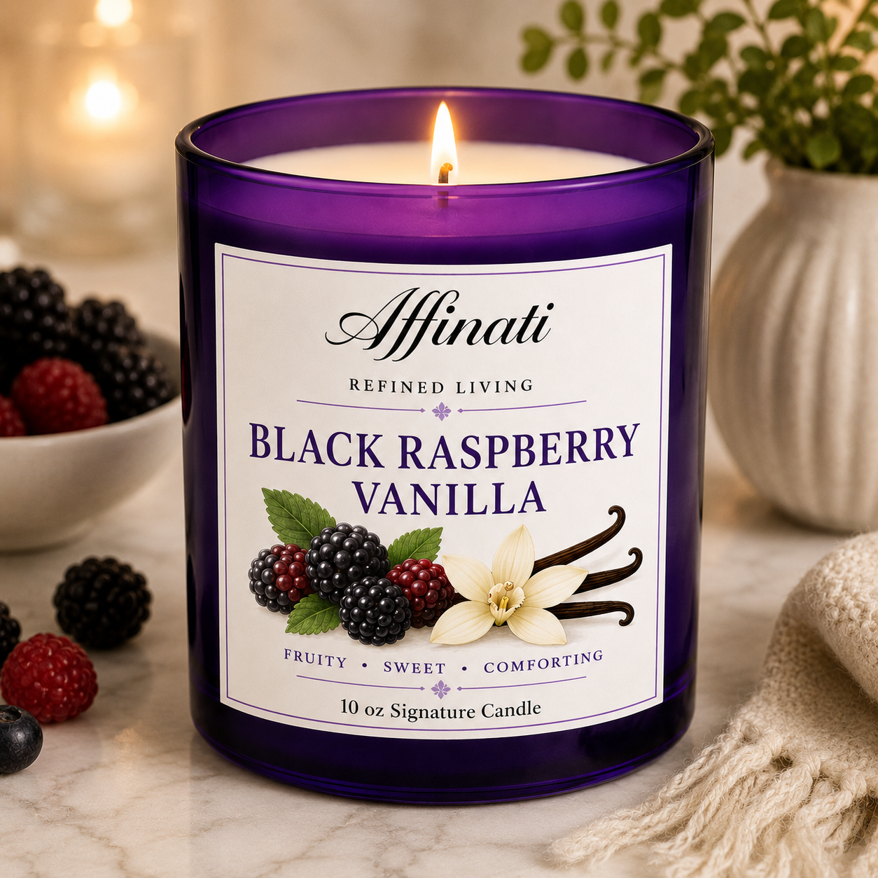 Black Raspberry Vanilla Signature Candle