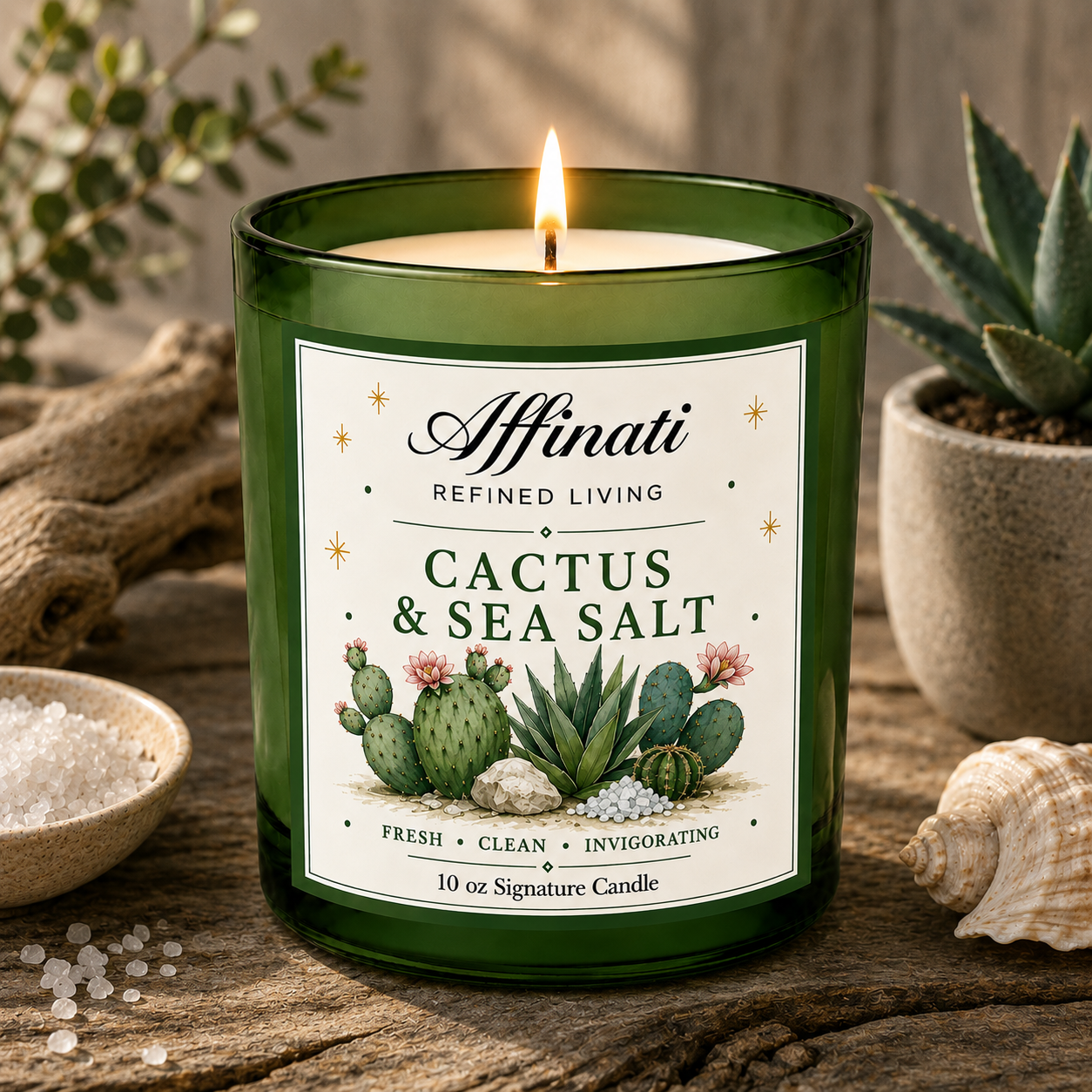 Cactus & Sea Salt Signature Candle