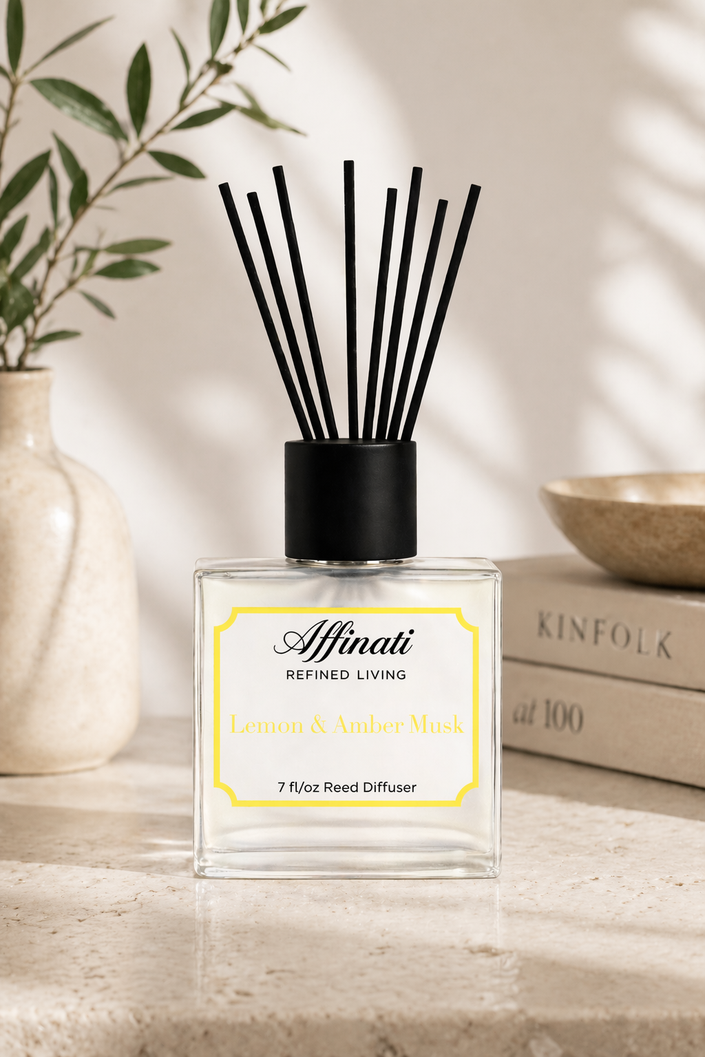 Lemon & Amber Musk Reed Diffuser